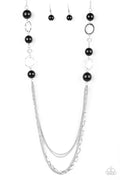 Paparazzi ♥ Its About SHOWTIME! - Black ♥ Necklace