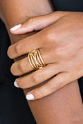 Paparazzi ♥ Way Wayward - Gold ♥ Ring
