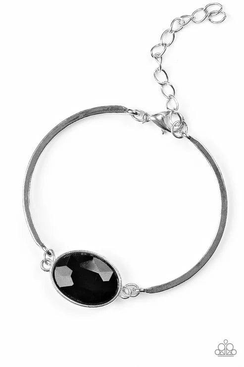 Paparazzi ♥ Definitely Dashing - Black ♥ Bracelet