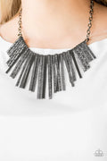 Paparazzi ♥ Welcome To The Pack - Black ♥ Necklace