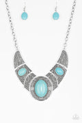 Paparazzi ♥ Leave Your LANDMARK - Blue ♥ Necklace