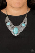 Paparazzi ♥ Leave Your LANDMARK - Blue ♥ Necklace
