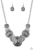Paparazzi ♥ Prehistoric Powerhouse - Silver ♥ Necklace