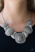 Paparazzi ♥ Prehistoric Powerhouse - Silver ♥ Necklace