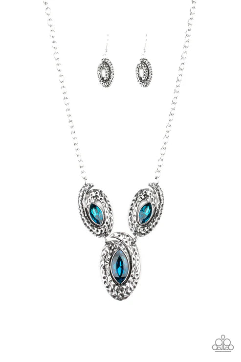 Paparazzi ♥ Metro Mystique - Blue ♥ Necklace