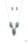 Paparazzi ♥ Metro Mystique - Blue ♥ Necklace