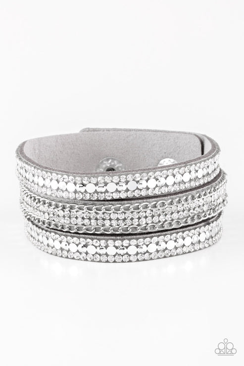 Paparazzi ♥ Fashion Fanatic - Silver ♥ Bracelet