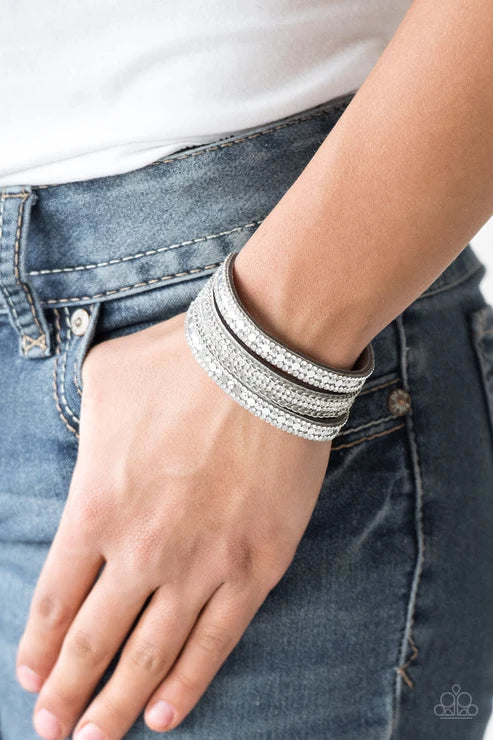 Paparazzi ♥ Fashion Fanatic - Silver ♥ Bracelet