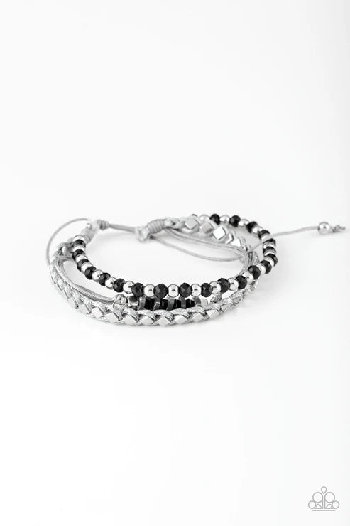 Paparazzi ♥ Ultra Modern - Black ♥ Bracelet
