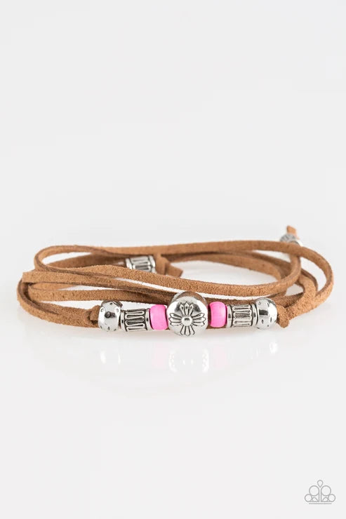 Paparazzi ♥ Find Your Way - Pink ♥ Bracelet