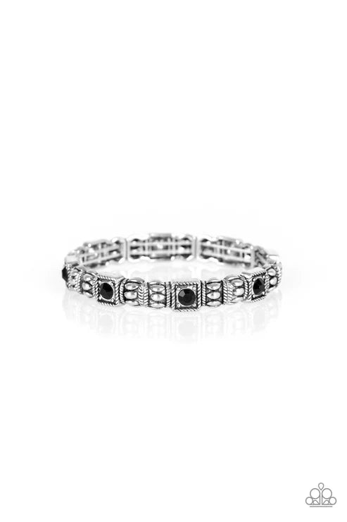 Paparazzi ♥ Metro Marvelous - Black ♥ Bracelet
