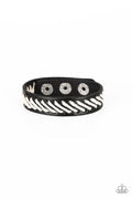 Paparazzi ♥ Watch Your BACKPACKER - Black ♥ Bracelet