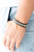 Paparazzi ♥ Watch Your BACKPACKER - Black ♥ Bracelet