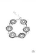 Paparazzi ♥ Funky Flower Child - White ♥ Bracelet
