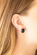 Paparazzi ♥ Incredibly Iconic - Black ♥ Post Earrings