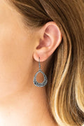 Paparazzi ♥ Radiantly Rugged - Black ♥ Earrings