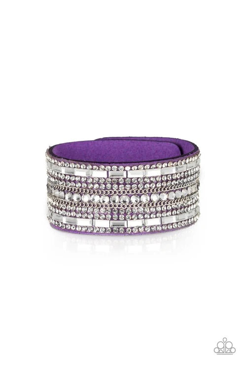 Paparazzi ♥ Rebel Radiance - Purple ♥ Bracelet