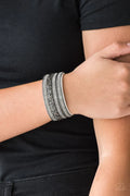 Paparazzi ♥ Really Rock Band - White ♥ Bracelet