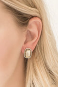 Paparazzi ♥ Incredibly Iconic - Brown ♥ Post Earrings