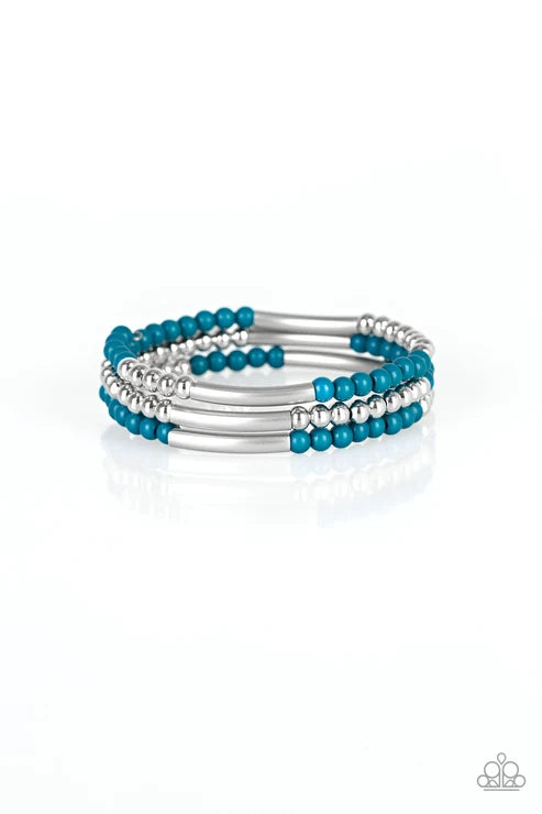 Paparazzi ♥ Tourist Trap - Blue ♥ Bracelet