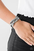 Paparazzi ♥ Looking For Trouble - Black ♥ Bracelet