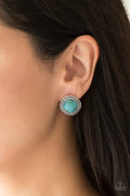 Paparazzi ♥ FRONTIER-Runner - Blue ♥ Post Earrings