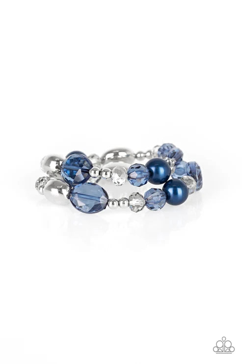 Paparazzi ♥ Downtown Dazzle - Blue ♥ Bracelet