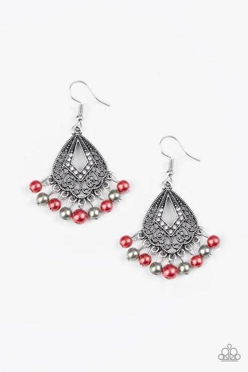 Paparazzi ♥ Gracefully Gatsby - Multi ♥ Earrings