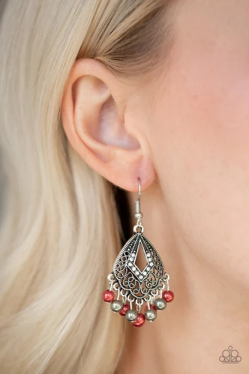 Paparazzi ♥ Gracefully Gatsby - Multi ♥ Earrings
