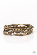 Paparazzi ♥ Metal Movement - Brass ♥ Bracelet