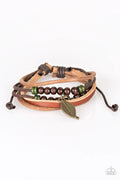 Paparazzi ♥ Need More Nature - Brown ♥ Bracelet