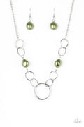 Paparazzi ♥ Lead Role - Green ♥ Necklace
