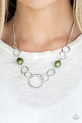 Paparazzi ♥ Lead Role - Green ♥ Necklace