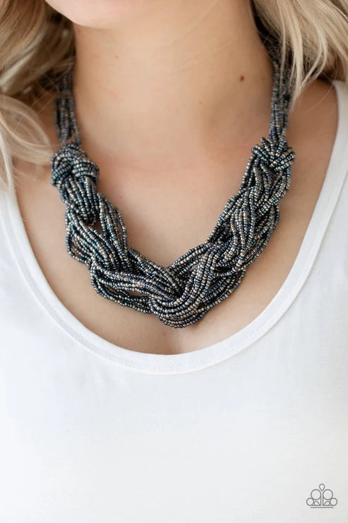 Paparazzi ♥ City Catwalk - Blue ♥ Necklace