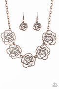 Paparazzi ♥ Budding Beauty - Copper ♥ Necklace