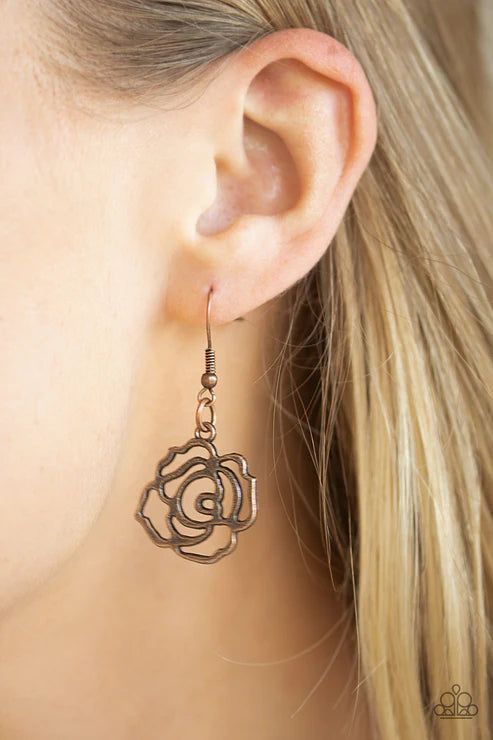 Paparazzi ♥ Budding Beauty - Copper ♥ Necklace