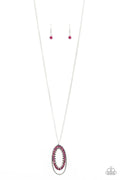 Paparazzi ♥ Money Mood - Pink ♥ Necklace
