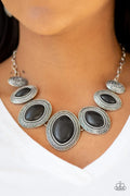 Paparazzi ♥ Sierra Serenity - Black ♥ Necklace