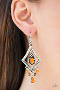 Paparazzi ♥ Southern Sunsets - Orange ♥ Earrings