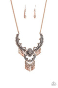 Paparazzi ♥ Rogue Vogue - Copper ♥ Necklace