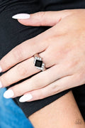 Paparazzi ♥ Wallstreet Winner - Black ♥ Ring