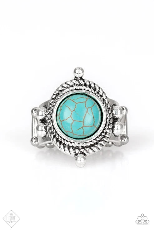 Paparazzi ♥ Prone To Wander- Blue ♥ Ring