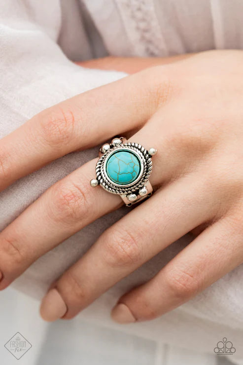 Paparazzi ♥ Prone To Wander- Blue ♥ Ring