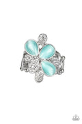 Paparazzi ♥ Diamond Daises - Blue ♥ Ring
