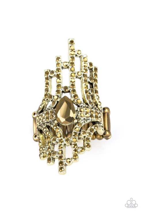 Paparazzi ♥ Modern Muse - Brass ♥ Ring