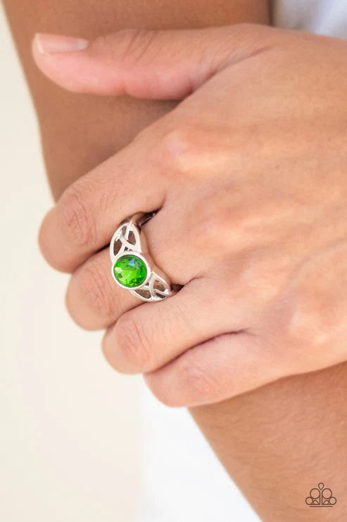 Paparazzi ♥ Shimmer Splash - Green ♥ Ring