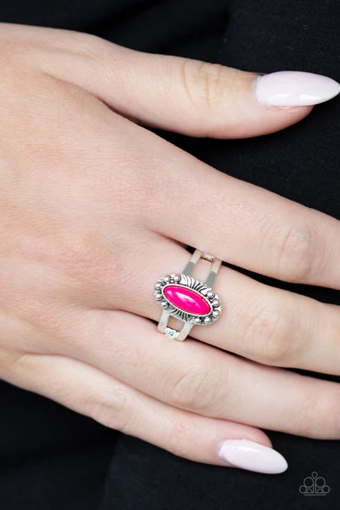 Paparazzi ♥ Zest Quest - Pink ♥ Ring