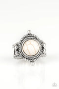 Paparazzi ♥ Prone to Wander - White ♥ Ring