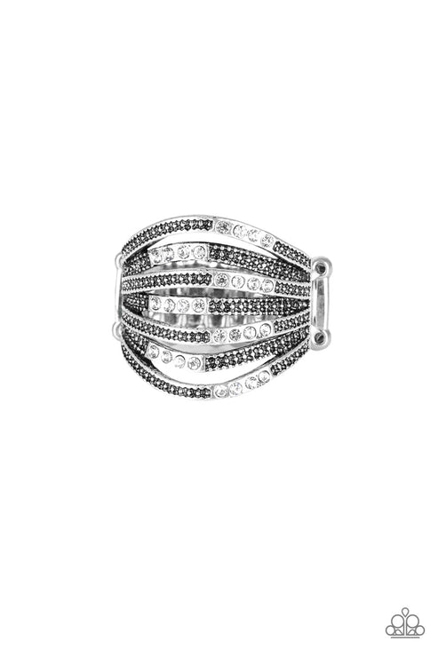 Paparazzi ♥ Securing My Finances - White ♥ Ring