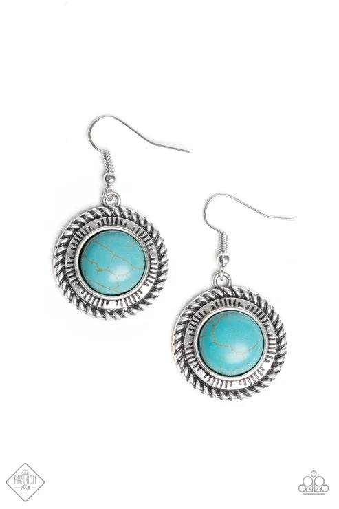 Paparazzi ♥ Natural-Born Nomad - Blue ♥ Earrings